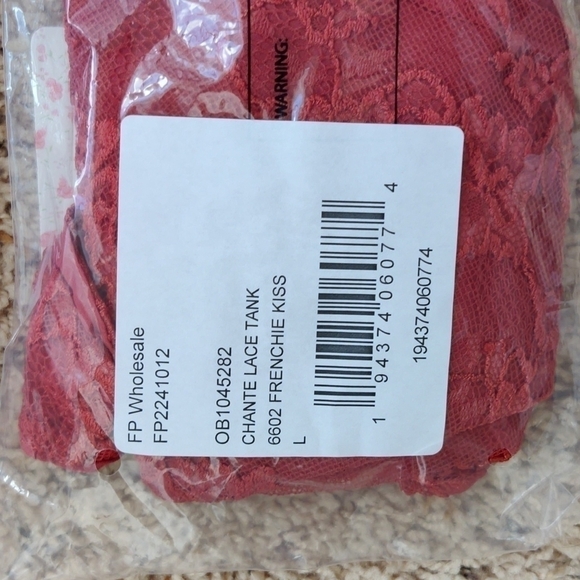 NEW $88 Free People Chante Lace Tie Tank Top - Picture 12 of 16